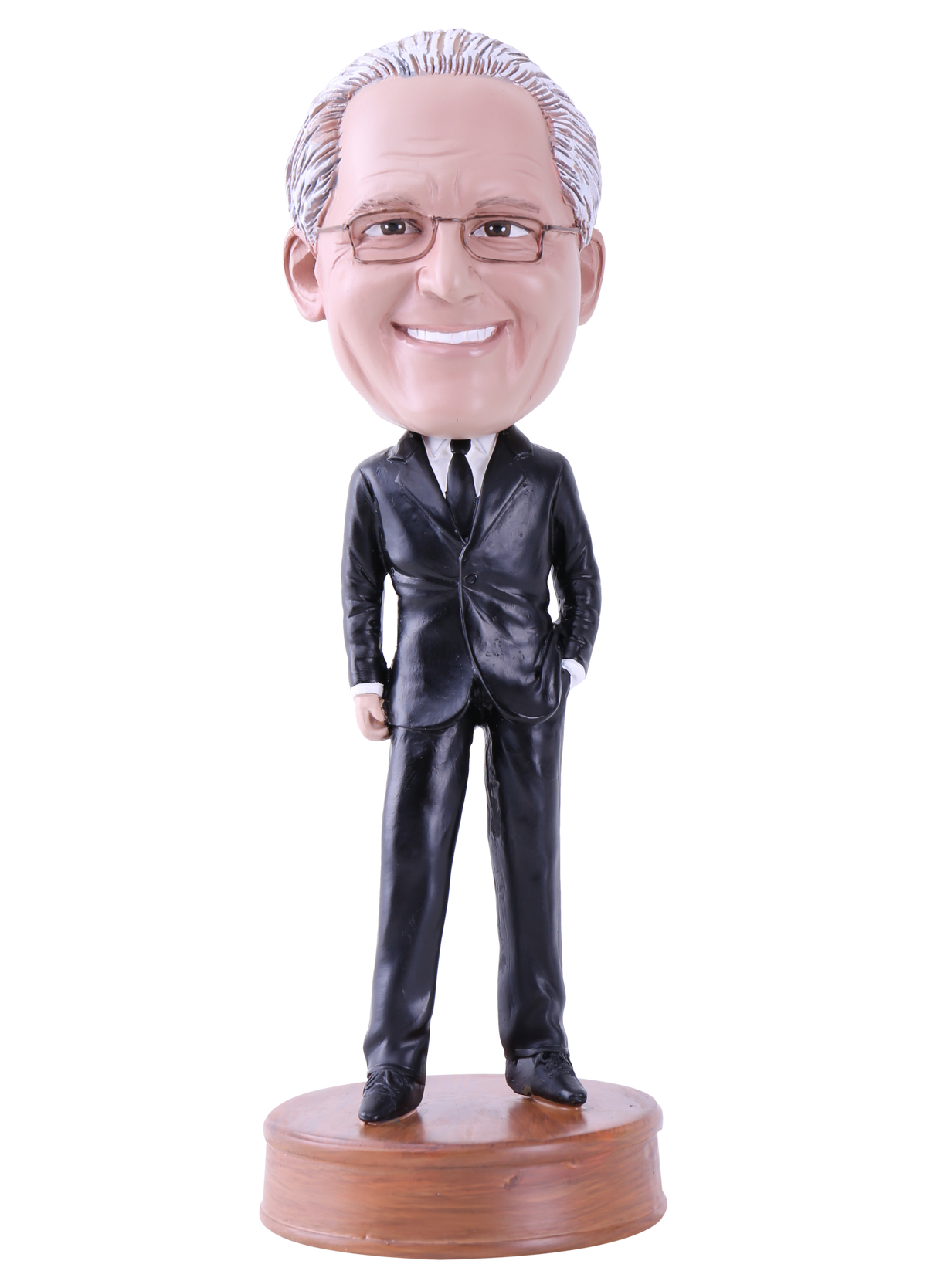Man in a Suit with One Hand in Pocket