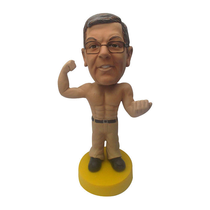 Strong Man with Shirt Off